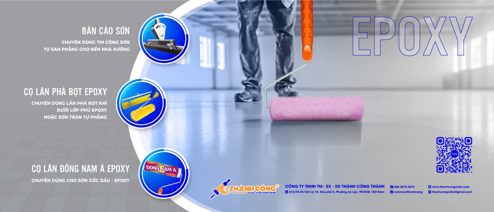 Rulo lăn sơn Thành Công