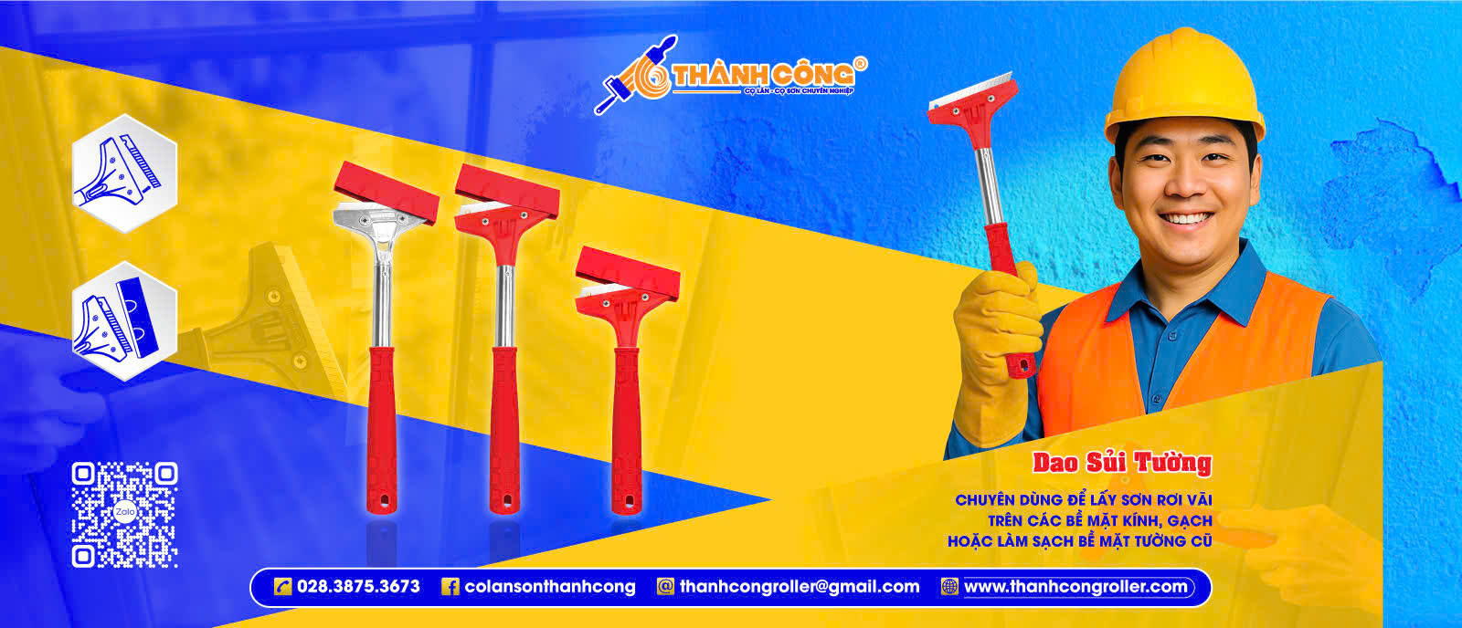 Rulo lăn sơn Thành Công - Sủi Thép