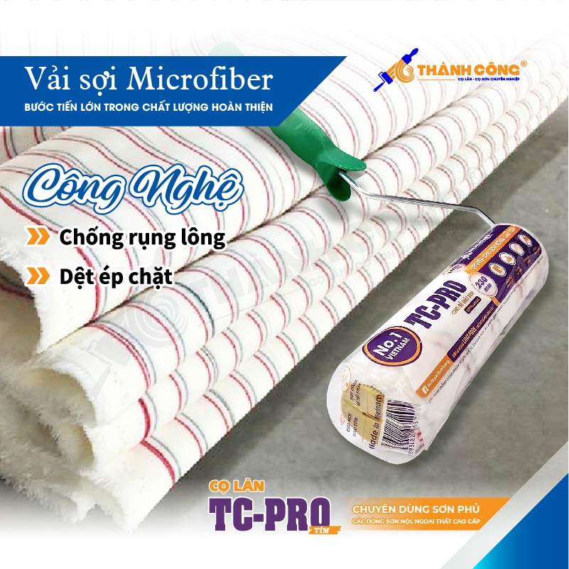 Công nghệ rulo lăn sơn chống rụng lông