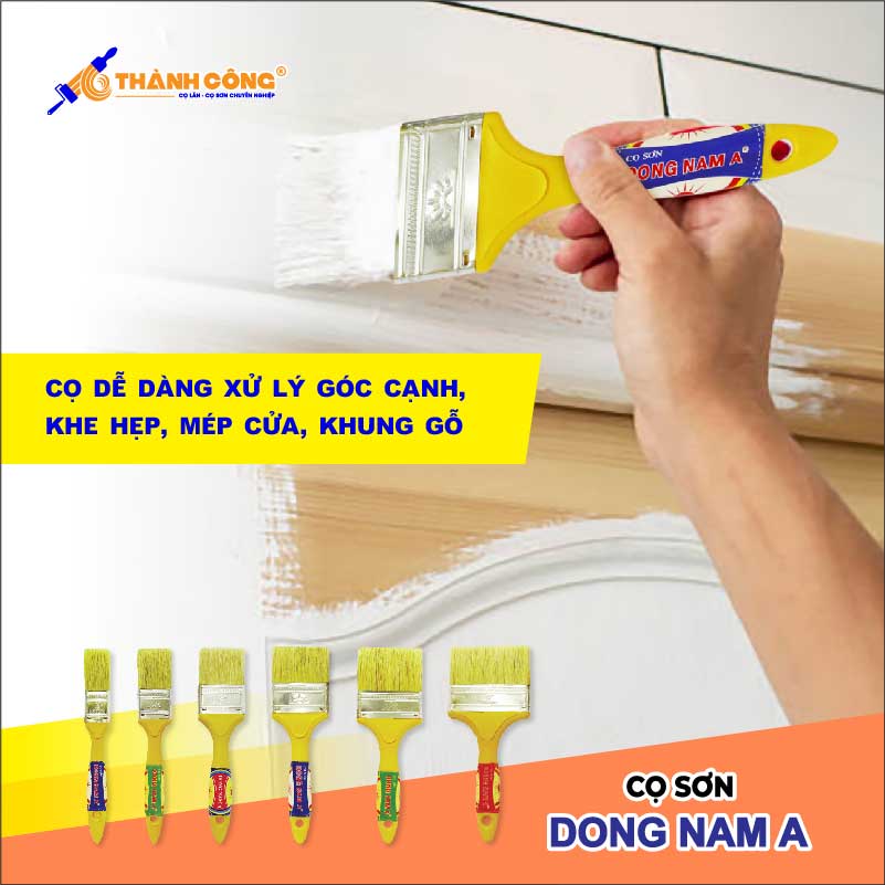 Cọ sơn dùng cho những góc cạnh